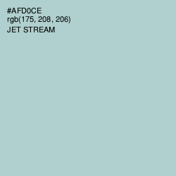 #AFD0CE - Jet Stream Color Image